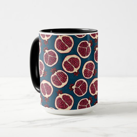 Pomegranaat Mok (Voorkant links)