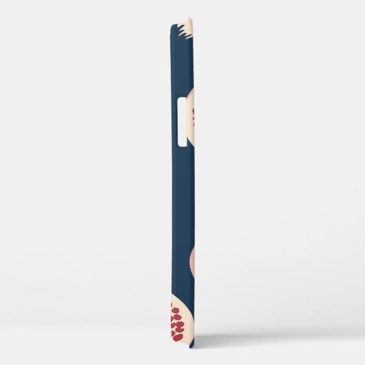 Pomegranaat naadloos patroon, achtergrond met pome Case-Mate iPhone case (Achterkant / Rechts)