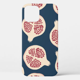 Pomegranaat naadloos patroon, achtergrond met pome Case-Mate iPhone case