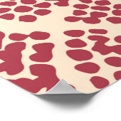 Pomegranaat naadloos patroon, achtergrond met pome poster (Hoek)