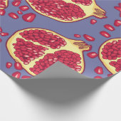 Pomegranaat naadloos patroon. cadeaupapier (Hoek)