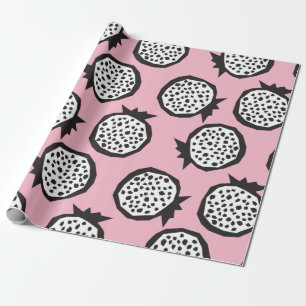 Pomegranaat naadloos patroon in de moderne abstrac cadeaupapier