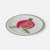 Pomegranaat Papieren Bordje (Gekanteld)