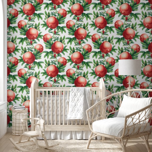 Pomegranaat Patroon Behang (Kinderen)