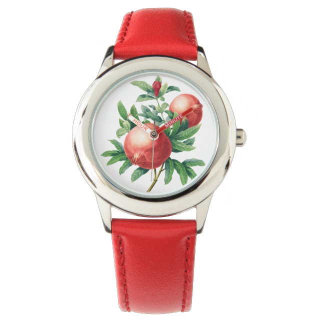 Pomegranaat patroon horloge (Voorkant)