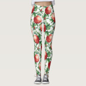 Pomegranaat patroon leggings (Voorkant)