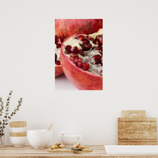 Pomegranaat Poster (Keuken)