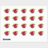 Pomegranaat Ronde Sticker (Vel)