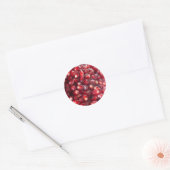Pomegranaat Ronde Sticker (Envelop)