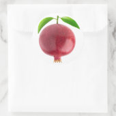 Pomegranaat Ronde Sticker (Tas)