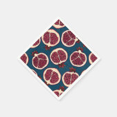 Pomegranaat Servet (Hoek)