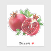 Pomegranaat Sticker (Vel)