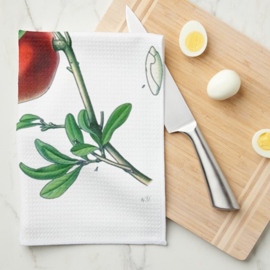 Pomegranaat Theedoek (Quarter Fold)