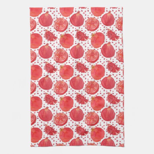 Pomegranaat Theedoek (Verticaal)