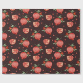 Pomegranaat Verpakkingspapier Cadeaupapier (Vlak)