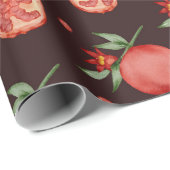 Pomegranaat Verpakkingspapier Cadeaupapier (Rol Hoek)