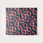 Pomegranaat Wandkleed (Voorkant (horizontaal))