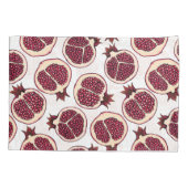 Pomegranaatplakken op wit kussensloop (Achterkant)