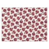 Pomegranaatplakken op wit tafelkleed (Voorkant (Horizontaal))