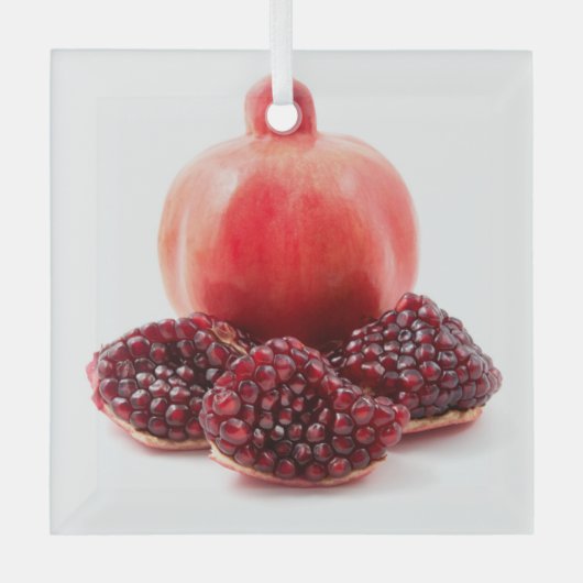 Pomegranade Glas Ornament (Voorkant)