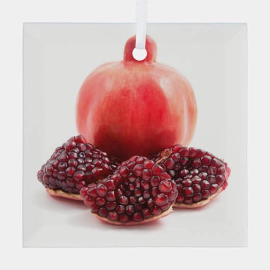 Pomegranade Glas Ornament (Achterkant)