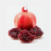 Pomegranade Metalen Ornament (Achterkant)