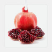 Pomegranade Metalen Ornament (Voorkant)