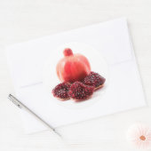 Pomegranade Ronde Sticker (Envelop)