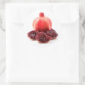 Pomegranade Ronde Sticker (Tas)