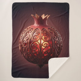 Pomegranate´10 Sherpa Deken