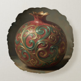 Pomegranate´11 Rond Kussen