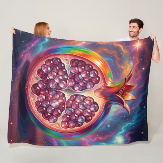 Pomegranate´1 Fleece Deken (In situ)