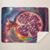 Pomegranate´1 Sherpa Deken (Voorkant (horizontaal))