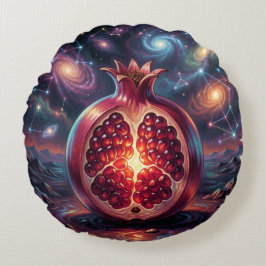 Pomegranate´2 Rond Kussen