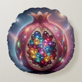 Pomegranate´4 Rond Kussen