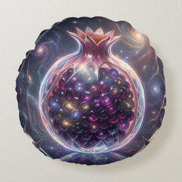 Pomegranate´5 Rond Kussen