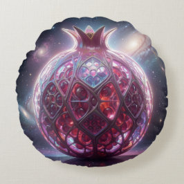 Pomegranate´6 Rond Kussen