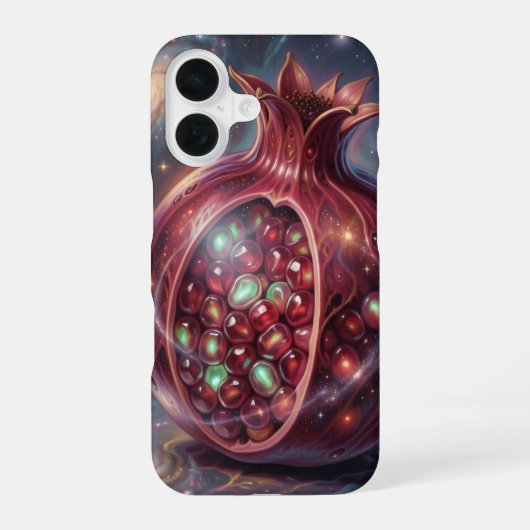 Pomegranate´8 iPhone 16 Hoesje (Achterkant)