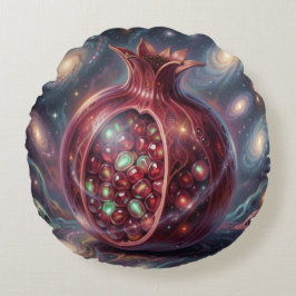 Pomegranate´8 Rond Kussen