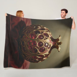 Pomegranate´9 Fleece Deken