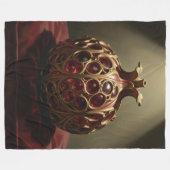 Pomegranate´9 Fleece Deken (Voorkant (Horizontaal))