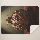 Pomegranate´9 Sherpa Deken (Voorkant (horizontaal))