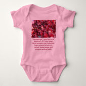 Pomegranate baby onsie romper (Voorkant)