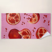 Pomegranate Beach Towel Strandlaken (Voorkant)