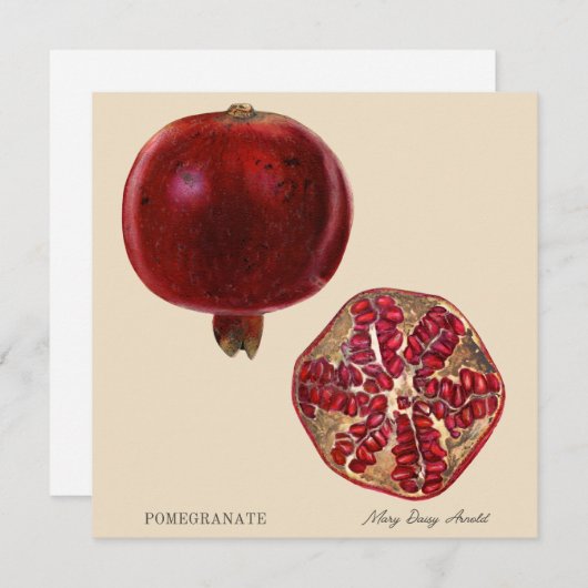 Pomegranate by Mary Daisy Arnold (Voorkant / Achterkant)