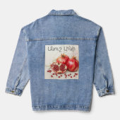 Pomegranate Denim Jacket (Achterkant)