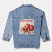 Pomegranate Denim Jacket (Achterkant)