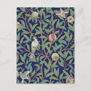 Pomegranate en Little Bird, William Morris Briefkaart