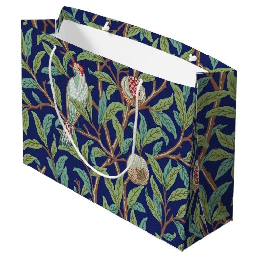 Pomegranate en Little Bird, William Morris Large Groot Cadeauzakje (Achterkant Gekanteld)