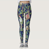 Pomegranate en Little Bird, William Morris Leggings (Voorkant)